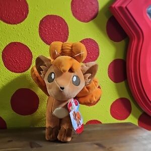 Vulpix Plush Toy - Brown and Orange